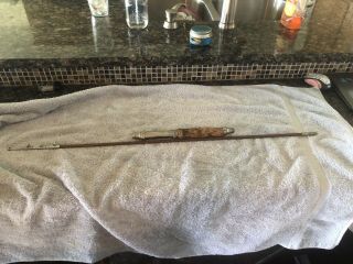 Vintage Richardson Rod & Reel Co. ,  Chicago,  9ft Telescoping Metal Fishing Rod