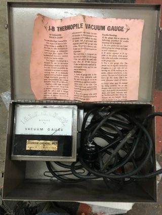 Vintage Jarrow - Brenda Thermopile Vacuum Gauge (w11)