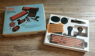 Vintage Labelon Noesting Professional Rubber Stamp Kit,  Set.