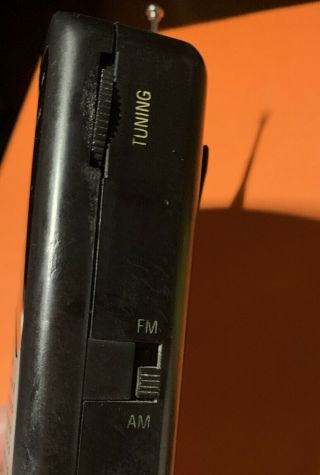 Vintage Portable Pocket Rhapsody FM/AM Dual Sound Transistor Radio 3