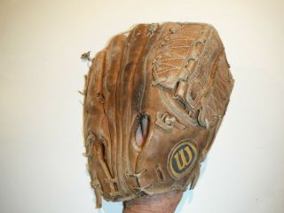 Vintage Wilson A2000 (rht) Leather Baseball Glove Made In Usa Size 11