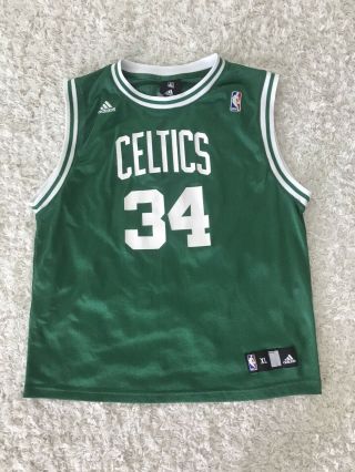 Vintage Adidas Nba Boston Celtics Paul Pierce 34 Jersey Youth Xl