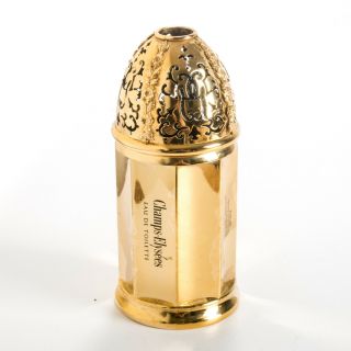 Guerlain Le Sucrier De Madame Gold Perfume Bottle Atomizer Case Champs - Elysees