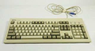 Vintage Dell Quietkey Wired Ps/2 Keyboard Model Rt7d5jtw