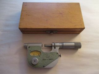 Vintage VIS 0 - 1 Inch MICROMETER - MADE in POLAND 2