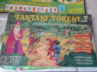 Vintage Fantasy Forest Adventure Board Game 1980 Tsr Hobbies Game Wizards