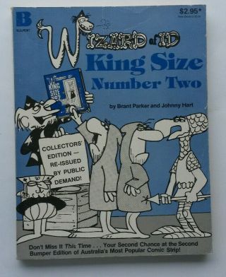 Vintage Wizard Of Id " King Number Two " Parker & Hart Pb 1982