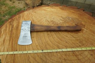 VINTAGE HB HULTS BRUK 1 - 1/2 LBS CAMPING AXE,  HATCHET,  MADE IN SWEDEN 2