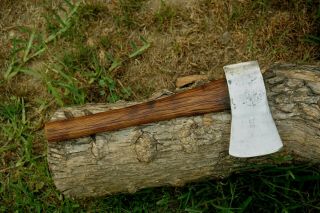 VINTAGE HB HULTS BRUK 1 - 1/2 LBS CAMPING AXE,  HATCHET,  MADE IN SWEDEN 3