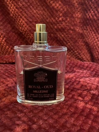 Creed Royal Oud Edp Spray 3.  3oz,  55 To 60 Full.  Authentic