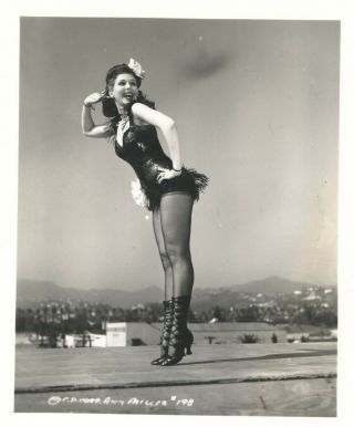 Ann Miller - Vintage 1941 Leggy Pinup Candid