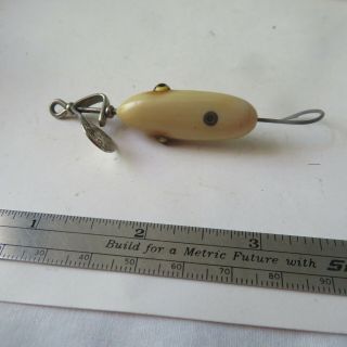 Fishing Lure Al Foss Vintage Oriental 4 Solid Pearl