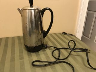 Vintage Farberware 142b Superfast 2 - 12 Cup Electric Percolator Coffee Pot