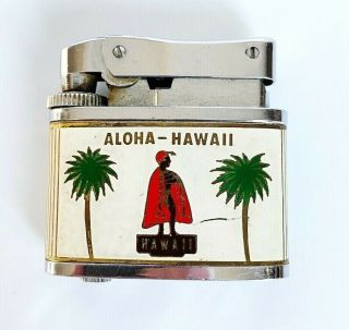 Vintage Aloha Hawaii Lighter Cigarette Travel Souvenir Brother Lite Gas Wow