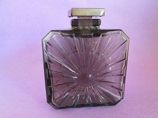 Vol de Nuit Guerlain Pure Perfume Bottle Large 2 oz Empty Vintage Very Old RARE 3