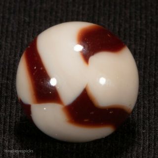 Epic Peltier Nlr Brown Zebra Rainbo Vintage Marble 5/8 - Hawkeyespicks