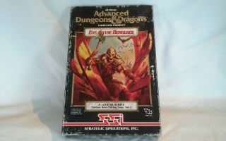 Ad&d Eye Of The Beholder - Vintage Pc 3.  5 " Disk Game - Rare 1990 Full Retail Box