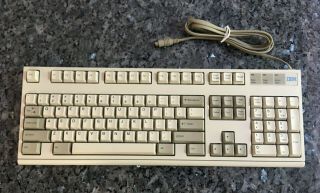 Vintage Ibm Wired Keyboard Ps/2 Model M2 Lexmark