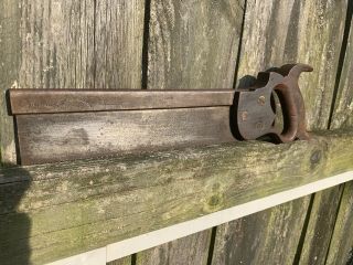 Vintage Henry Disston & Sons Cast Steel Dovetail /back Saw?