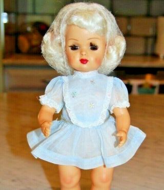 Vintage Terri Lee Clothes - Tiny Terri Lee Pastel Organdy & Lace Party Dress
