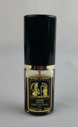 Vintage Secret De Venus By Weil Perfume 10 Ml.  34oz Parfum Made In Paris France