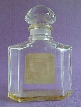 Guerlain Vintage Jicky Empty Pure Perfume Bottle 30 ml 1 oz No Box 2