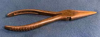 Vintage Snap On No 96 Needle Nose Pliers with Vacuum Grip 2