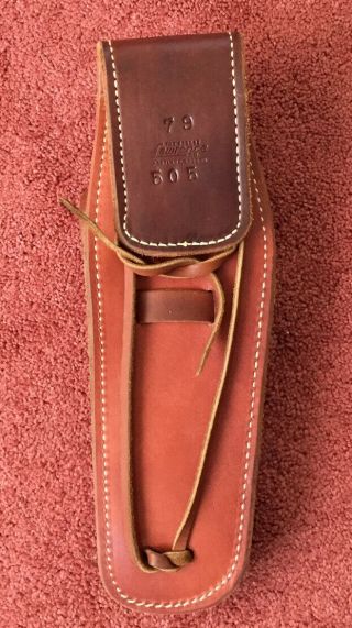 Vintage George Lawrence Portland Oregon 79 505 6inch Holster with box 2