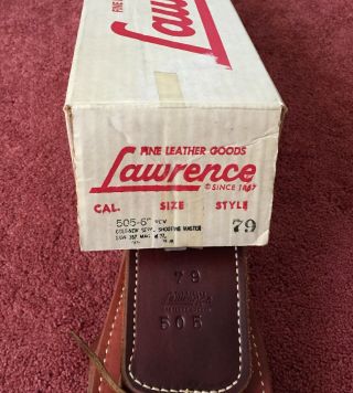 Vintage George Lawrence Portland Oregon 79 505 6inch Holster with box 3