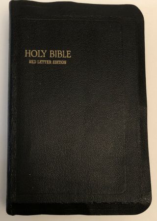 Vintage 1930’s Holy Bible Red Letter Edition Leather Bound