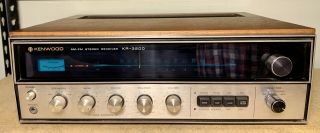 Vintage Kenwood Kr - 3200 Am - Fm Stereo Receiver
