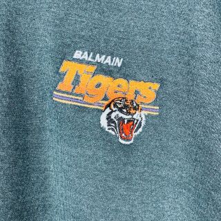Balmain Tigers Vintage ARL Polo Shirt Size Men ' s L/XL 3