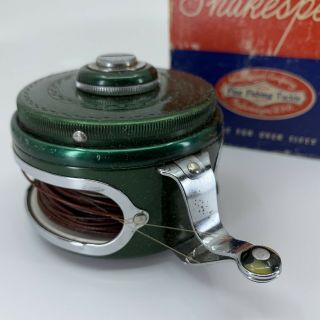 Vintage Shakespeare Silent Tru - Art Deluxe Automatic Trout Reel 1837 Fly Fishing