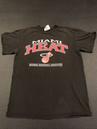 Vintage Retro 90’s Miami Heat T - Shirt Large/xl Jimmy Butler Nba