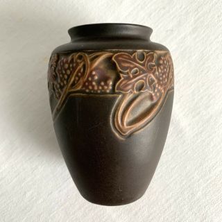 VINTAGE ROSEVILLE Pottery / Rosecraft / Vase / Arts & Crafts Mission Style 2