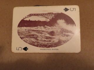 vintage 1906 Barnum Buffalo & Niagara Falls Souvenir Playing Cards full box. 3