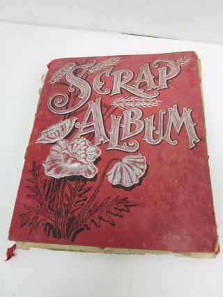 Vintage Scrap Album/book 1900 