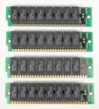 Viking Components Gt3009 30 Pin Simm Ram Memory Cards Non - Ecc Vintage 1980 - 90 