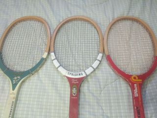 Vintage Spalding Pancho Gonzales Tournament Tennis Racket