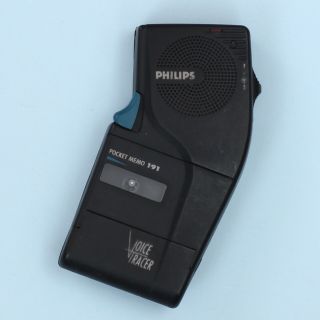 Vintage Philips Pocket Memo 191 ‘voice Tracer’ Mini Cassette Recorder Dictaphone