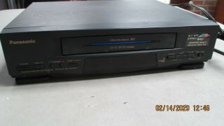 Vtg Panasonic Omnivision Vhs Video Cassette Recorder Pv - 4451