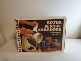 Vintage Kitchenaid Hobart Rotor Slicer Shredder Attachment Rvs - A