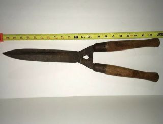 Vintage Wiss Wood Hedge Clippers Garden Shears No 9 Usa Forged Hardended Tool