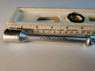 Vintage Firestone 222 Tools Socket 1/2  Drive 6 Inch Extension Bar