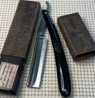 Vintage H Boker & Co 5/8,  Red Injun No 101 Straight Razor (shave Ready)