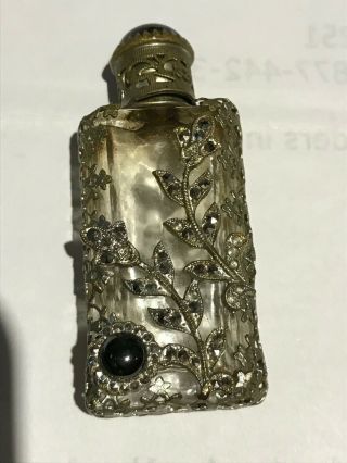 Czech Filigree Marcasite Perfume Bottle