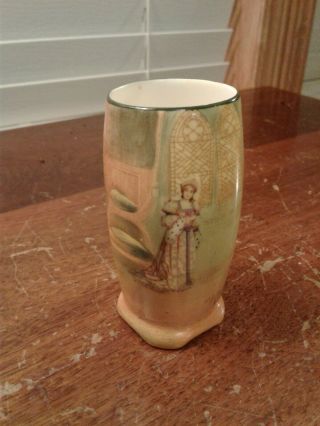 Vintage Royal Doulton Shakespeare Series Miniature Vase E7267 " Katharine " 3 1/4 "