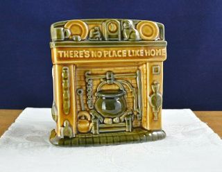 Vintage Studio Szeiler Pottery Money Box Fireplace Inglenook Ceramic