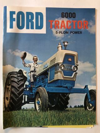 Vintage Ford 6000 Tractor & Oliver Implement Brochures