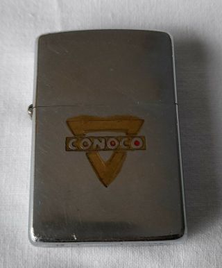 Rare,  Vintage 1950s Conoco Zippo Lighter In.